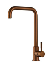 Köksblandare Kantig Koppar